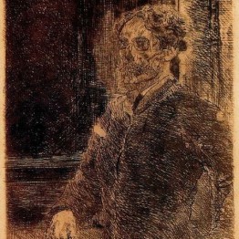 James Ensor. Autorretrato, 1889