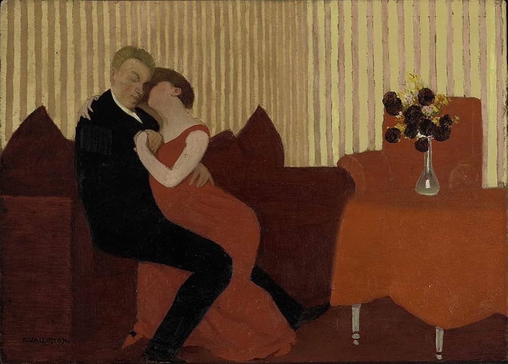 Félix Vallotton. La mentira, 1897. The Baltimore Museum of Art