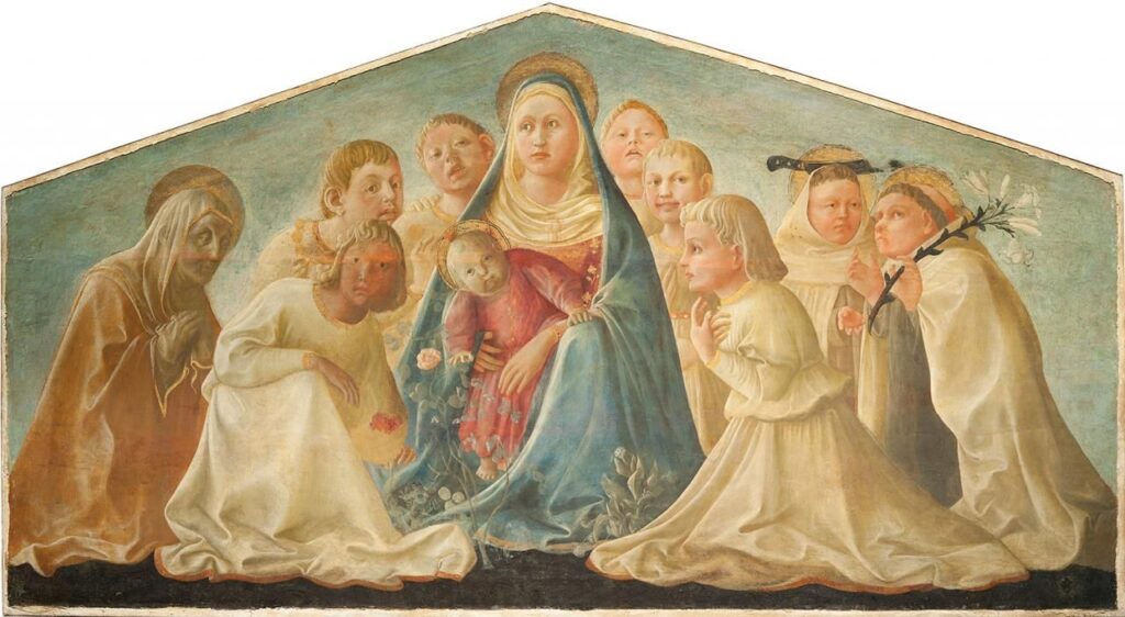 Filippo Lippi. Madonna de la humildad. Castillo Sforza, Milan