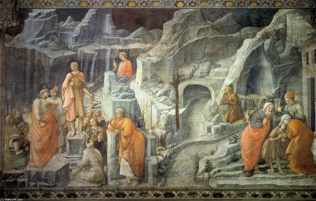 Filippo Lippi. San Juan Bautista en el desierto. Duomo, Prato