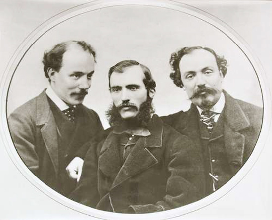 Los hermanos Alinari, en torno a 1865