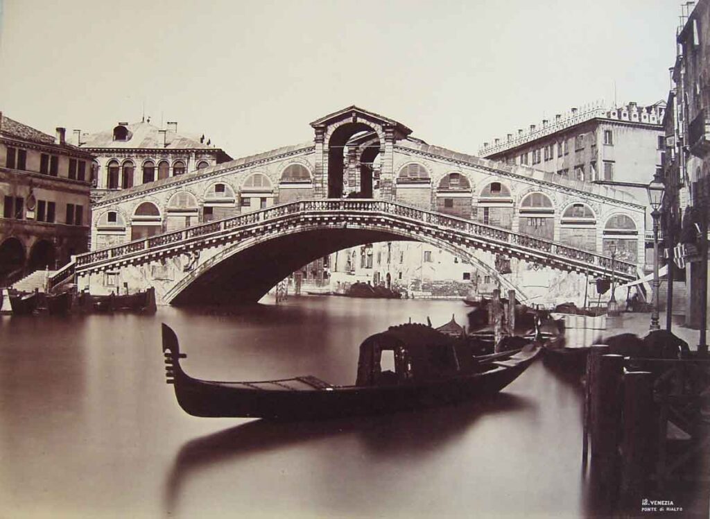 Carlo Naya. Ponte di Rialto, 1875