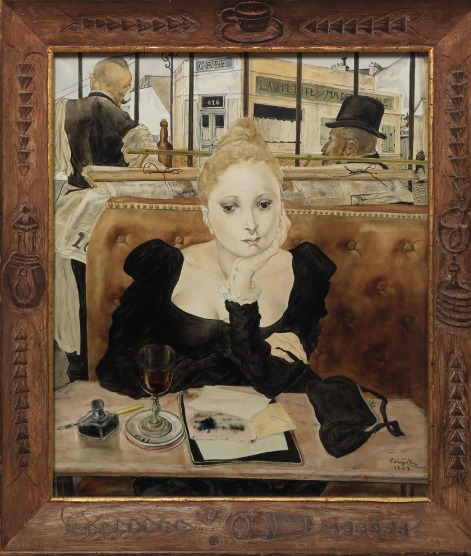 Léonard Foujita. Au café, 1949. Centre Pompidou