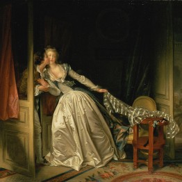 Fragonard. El beso robado, hacia 1790. Hermitage Museum, San Petersburgo