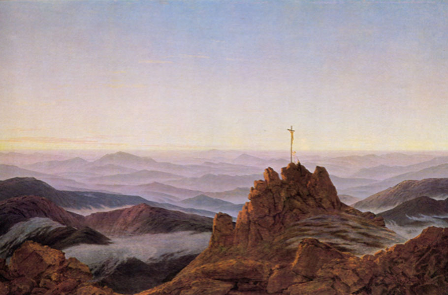Friedrich. Amanecer en el Riesengebirge, 1810-1811. Staatliche Museen de Berlín