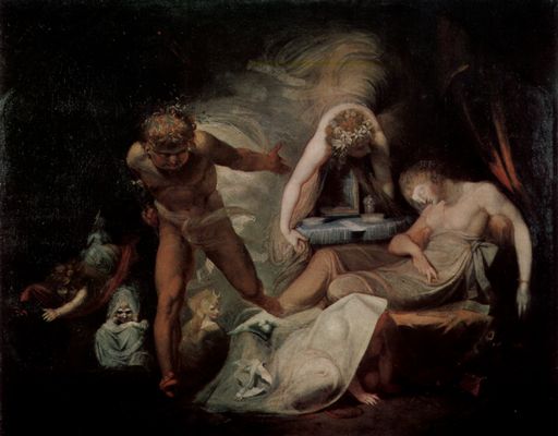 Füssli. El sueño de Belinda, 1780-1790