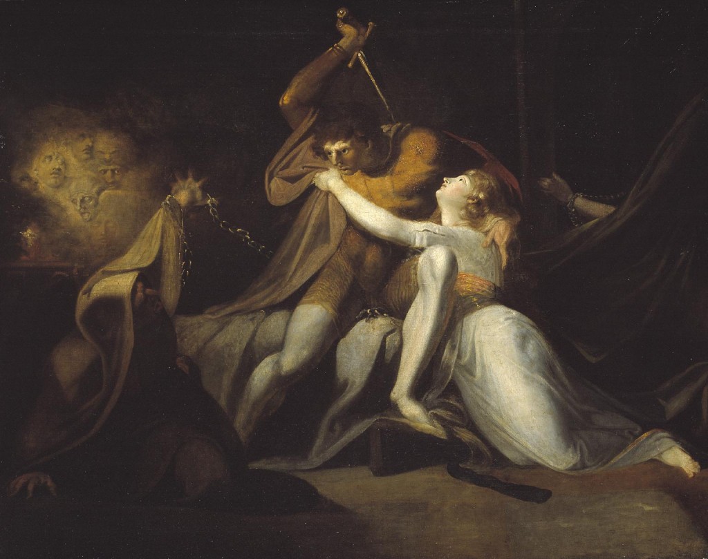 Füssli. Percival liberando a Belisana del encantamiento de Urma, 1785