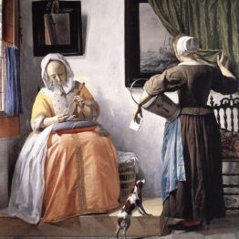 Gabriel Metsu. Mujer leyendo una carta, hacia 1662-1665. National Gallery of Ireland, Dublín