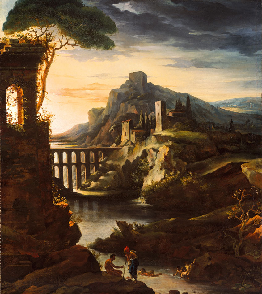 Géricault. Paisaje con acueducto, 1818. Metropolitan Museum