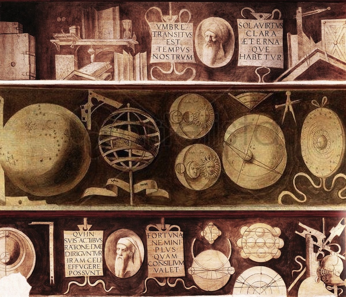 Giorgione. Friso de las artes liberales y mecánicas, hacia 1496-1500. Casa Pellizzari o Casa Marta
