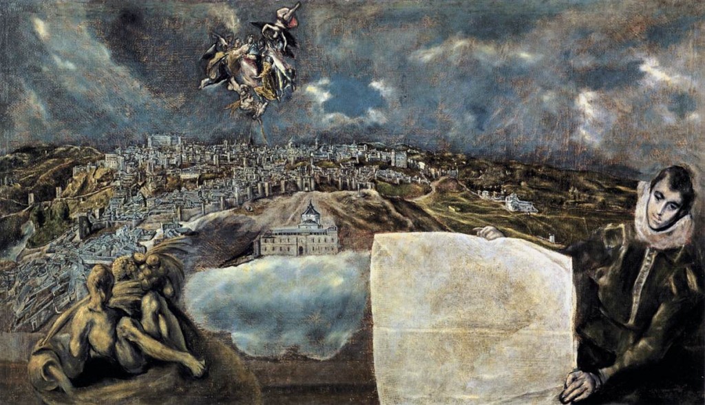 El Greco. Vista y plano de Toledo, hacia 1610-1614. Casa y Museo de El Greco