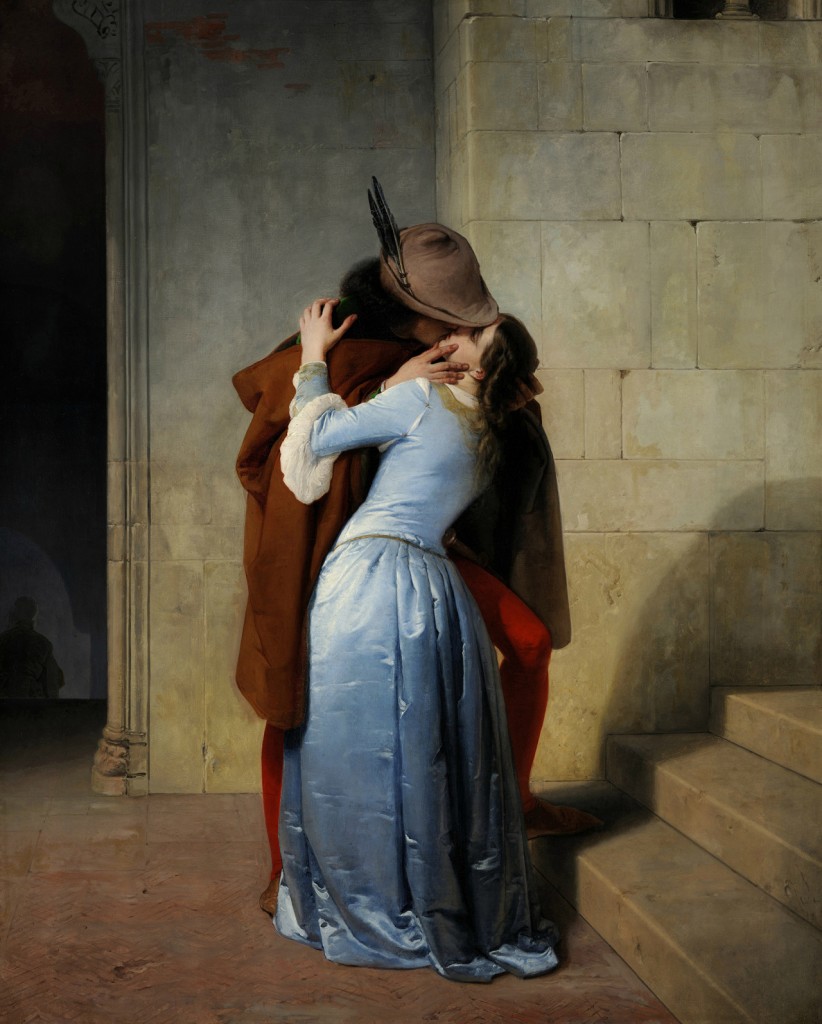 Francesco Hayez. El beso, 1859