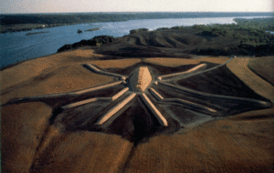Michael Heizer. Effigy Tumuli, 1985
