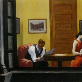 Edward Hopper. Habitación en Nueva York, 1932. Sheldon Memorial Art Gallery, Lincoln