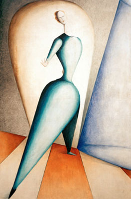 Oskar Schlemmer. El bailarín/El gesto, 1922-1923. Staatsgalerie Moderner Kunst, Múnich