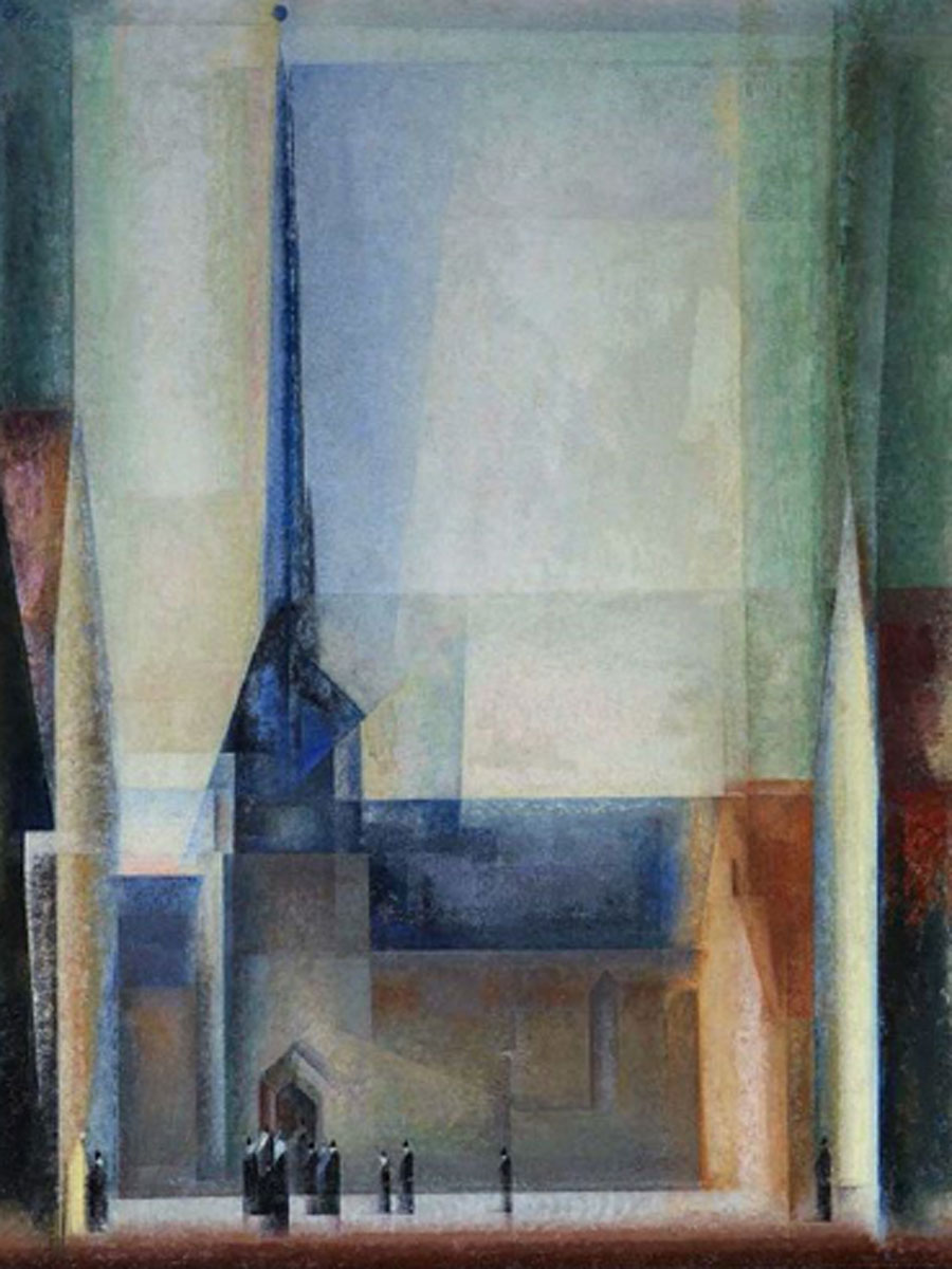 Lyonel Feininger. Gelmeroda IX, 1926. Museum Folkwang, Essen