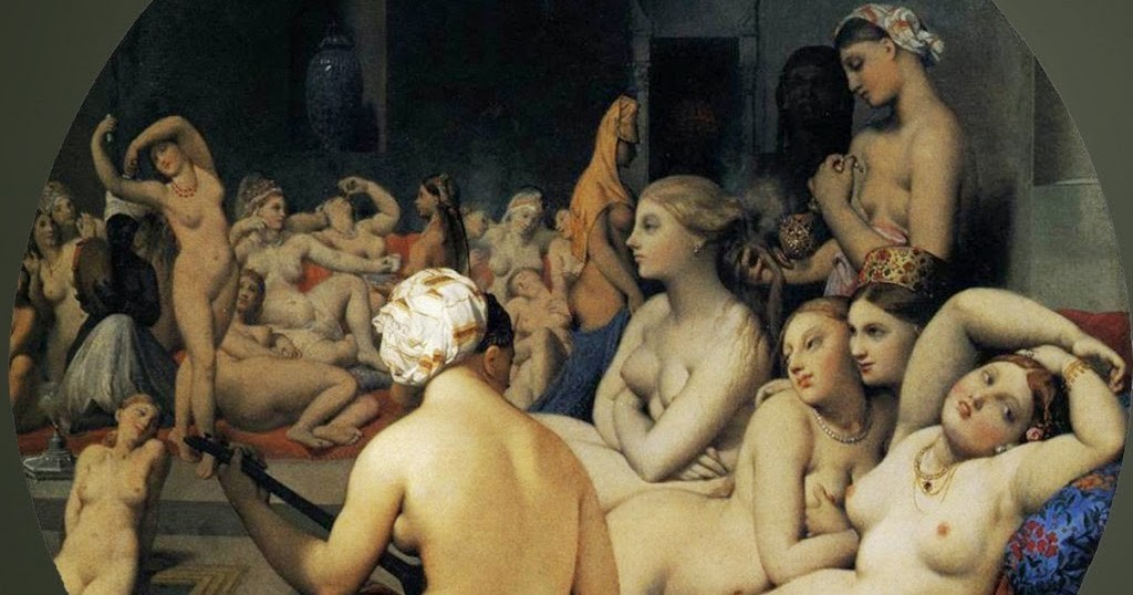 Pintores del Romanticismo. Ingres. El baño turco, 1862. Fragmento