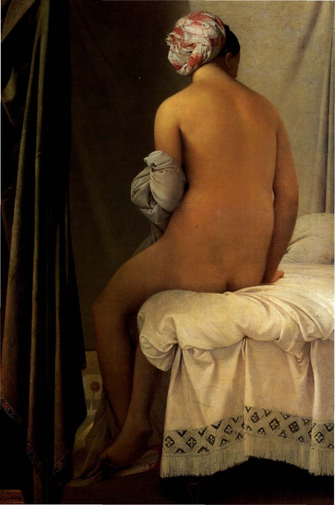Pintores del Romanticismo. Ingres. Bañista Valpinçon, 1808