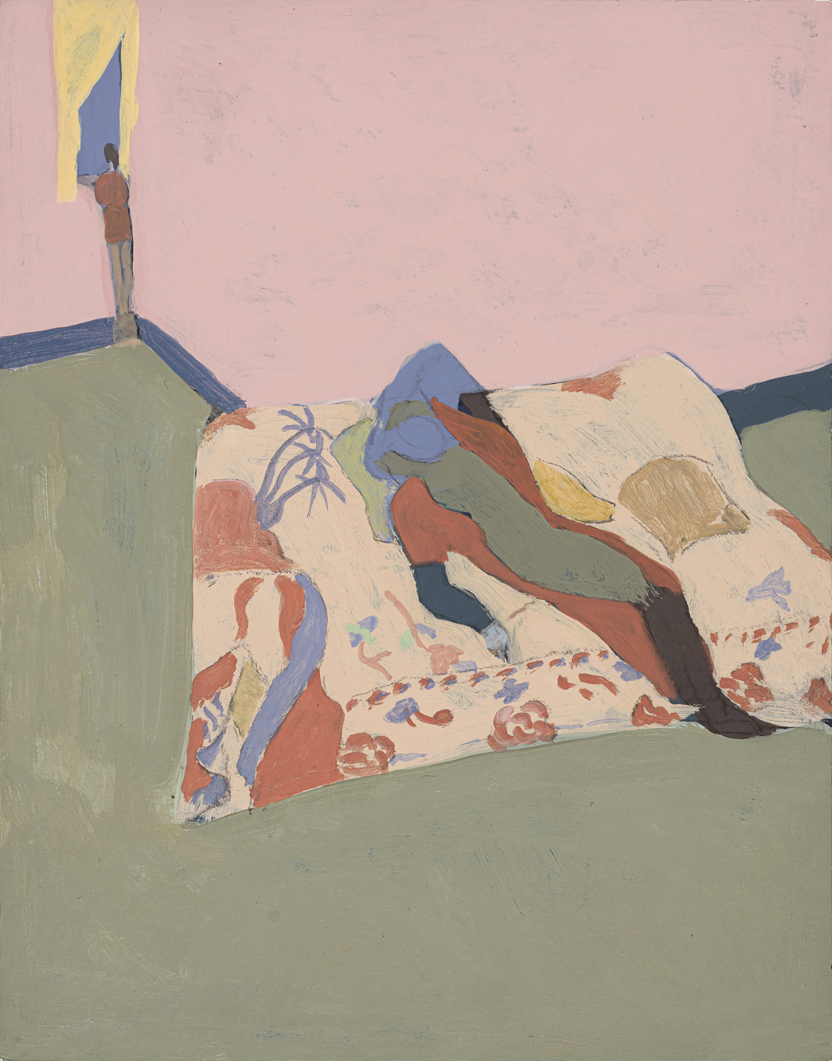 Isabel Baquedano. Figura tumbada en un sofá. Museo de Bellas Artes de Bilbao