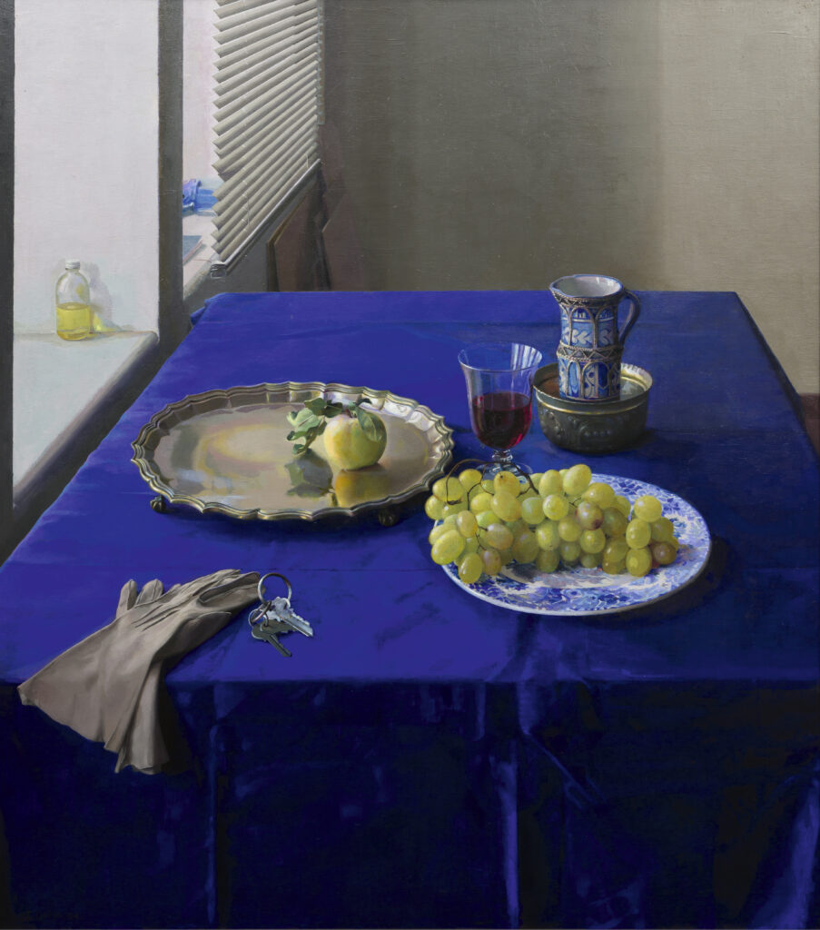 Isabel Quintanilla. La mesa azul, 1993. Colección privada. VEGA, Madrid, 2024