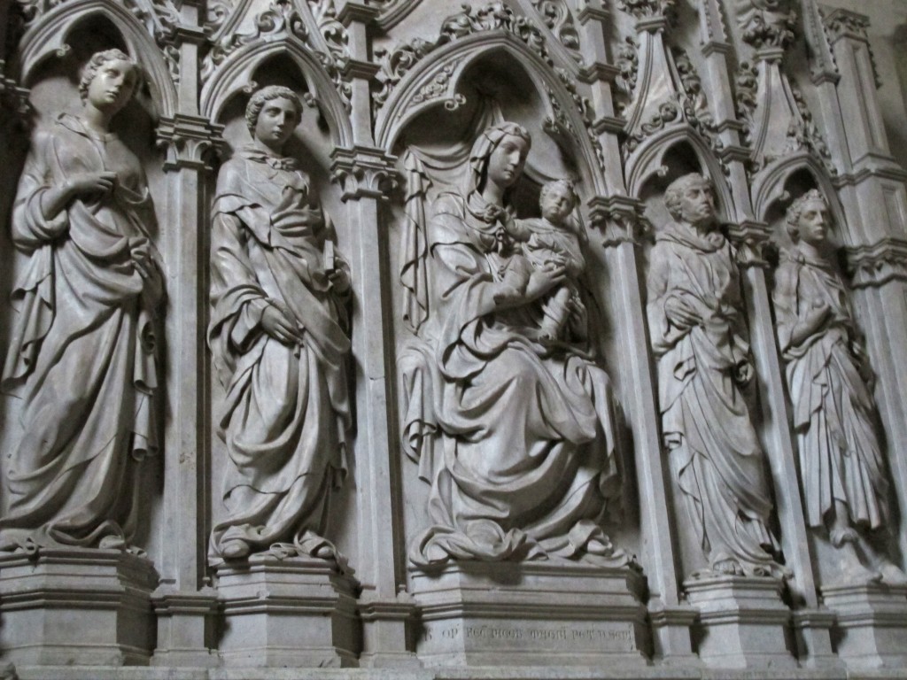 Jacopo della Quercia. Retablo de san Frediano, 1416-1422. Catedral de Lucca