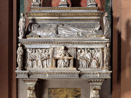 Jacopo della Quercia. Sepulcro de Anton Galeazzo Bentivoglio, 1438. Iglesia de san Giorgio Maggiore, Bolonia