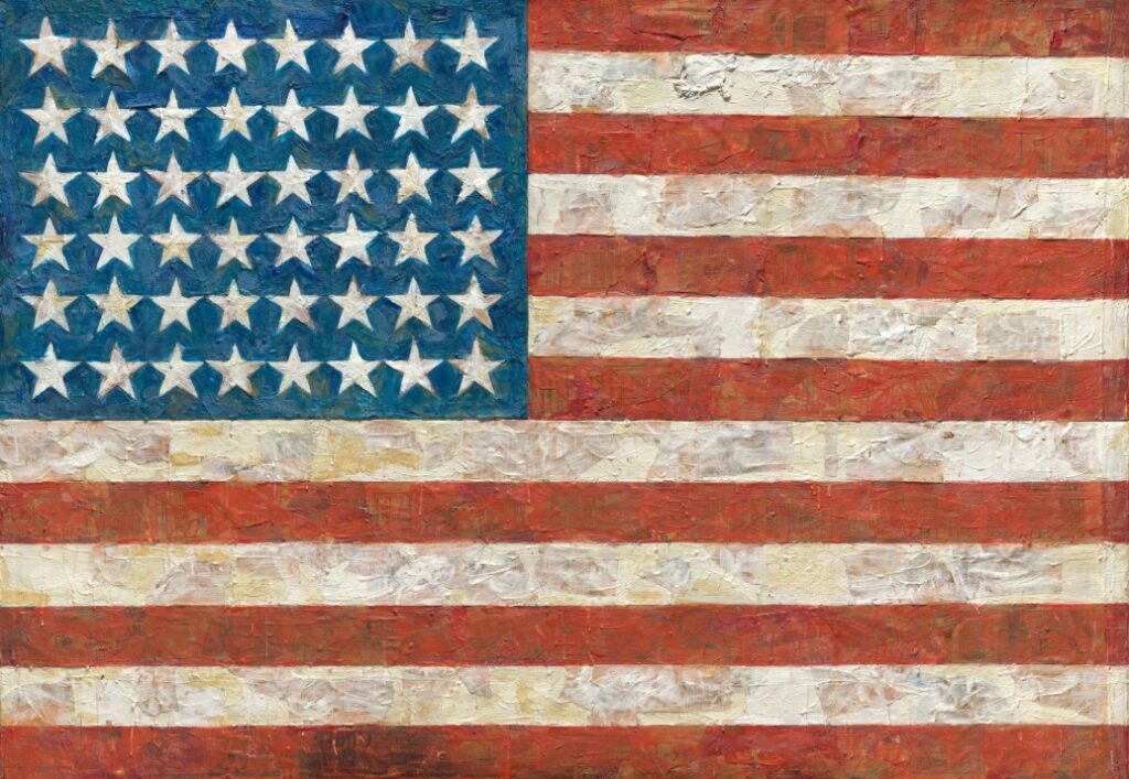 Jasper Johns. Flag., 1954-1955. MoMA