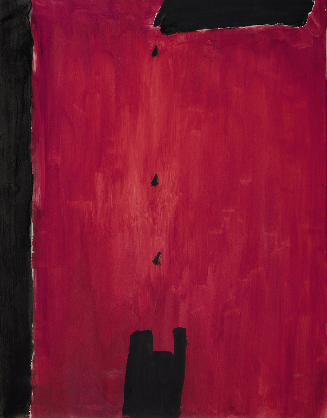 José Guerrero. Oferta con rojo, 1988. Centro José Guerrero