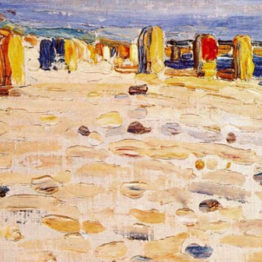 Kandinsky. Sillones de playa en Holanda, 1904. Städtische Galerie im Lenbachhaus, Múnich
