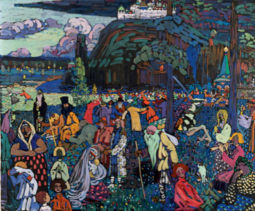 Kandinsky. La vida multicolor, 1907. Städtische Galerie im Lenbachhaus, Múnich