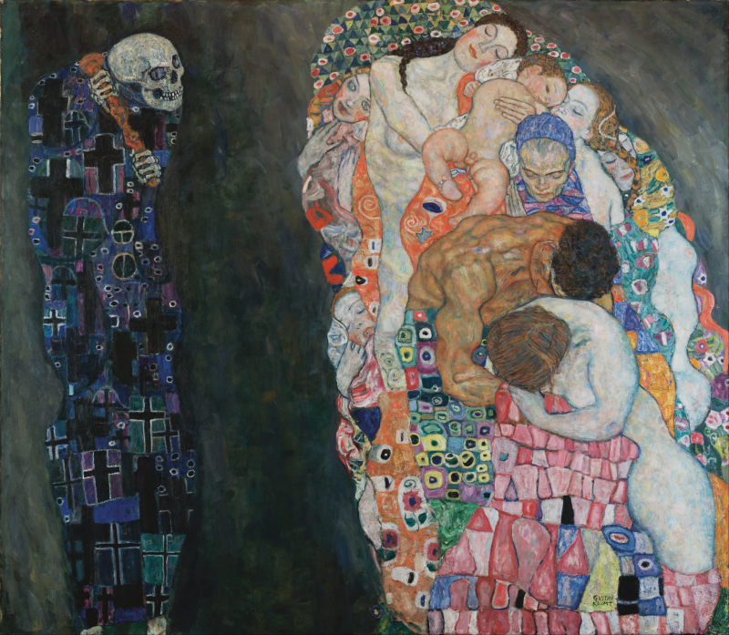 Gustav Klimt. Muerte y vida, 1916