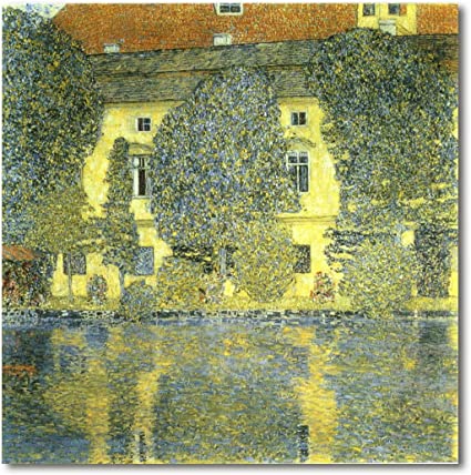 Gustav Klimt. Palacio Kammer a orillas del lago Atter III, 1910. Österreichische Galerie Wien