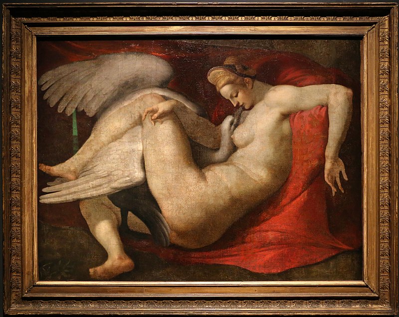 Anónimo. Leda y el cisne, hacia 1530. National Gallery