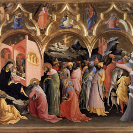 Lorenzo Monaco. La Adoración de los Reyes Magos. Uffizi