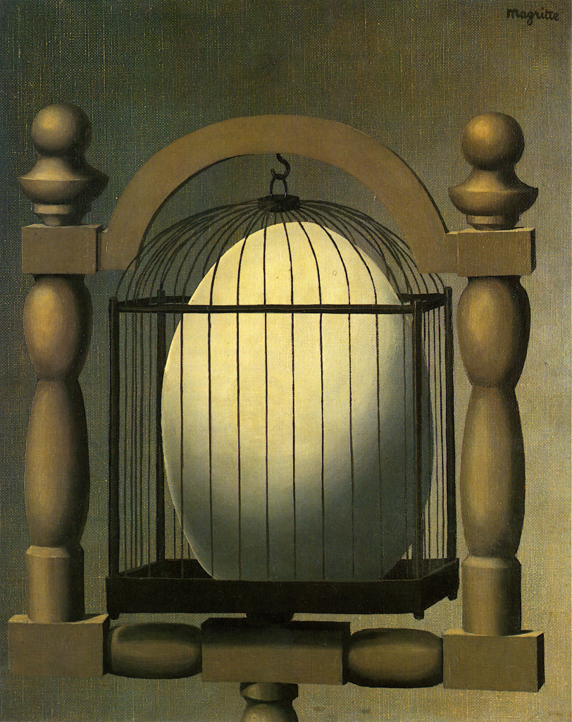 René Magritte. Las afinidades electivas, 1933. Colección privada