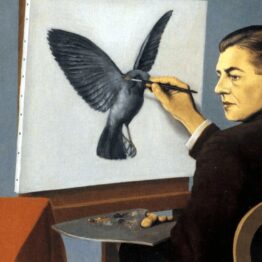 René Magritte. La clarividencia, 1936. Galería Isy Brechor, Bruselas