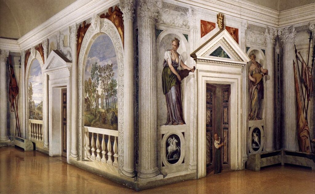 Veronés. Frescos de Villa Barbaro, Maser, hacia 1560