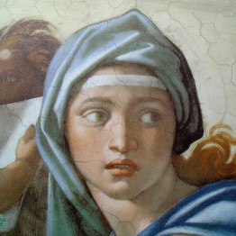 Miguel Ángel Buonarroti. La sibila de Delfos, 1509. Capilla Sixtina