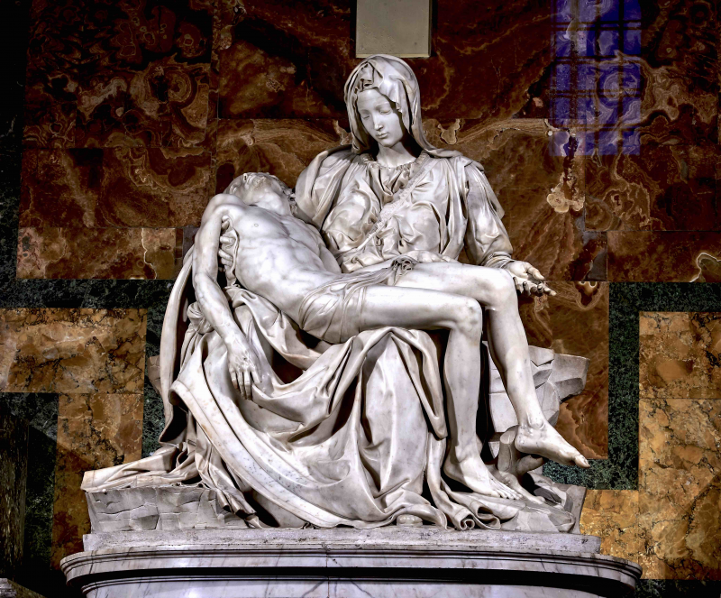 Miguel Ángel. Piedad del Vaticano, 1498-1499
