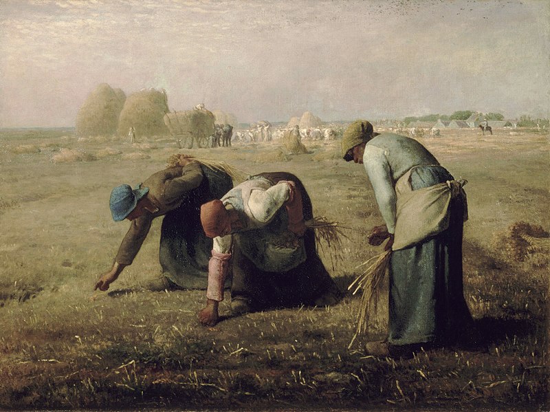 Millet. Las espigadoras, 1857. Musée d´Orsay