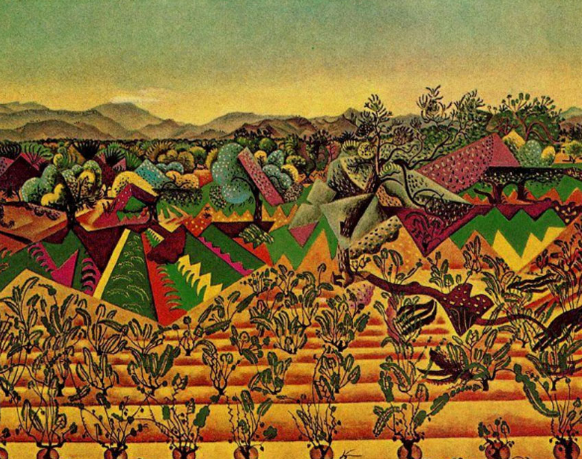 Joan Miró. Montroig, viñedos y olivares, 1919 
