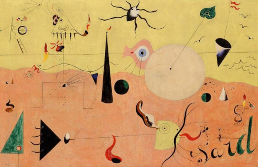 Joan Miró. Paisaje catalán (El cazador), 1923-1924. MoMA