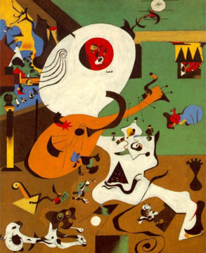 Joan Miró. Interior holandés I, 1928. MoMA