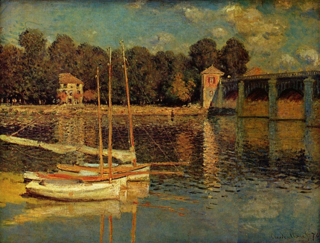 Claude Monet. El puente de Argenteuil, 1874. Musée d´Orsay, París