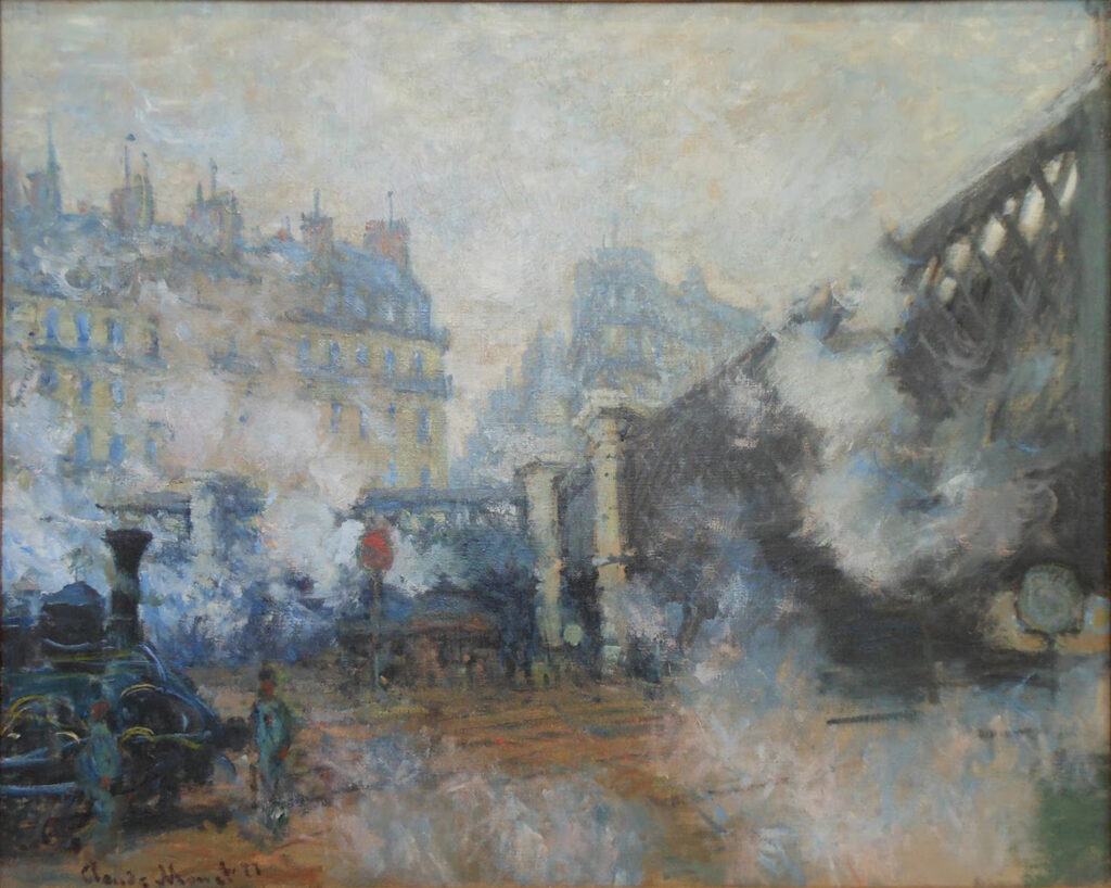 Claude Monet. El puente de Europa, 1877. Musée d´Orsay, París