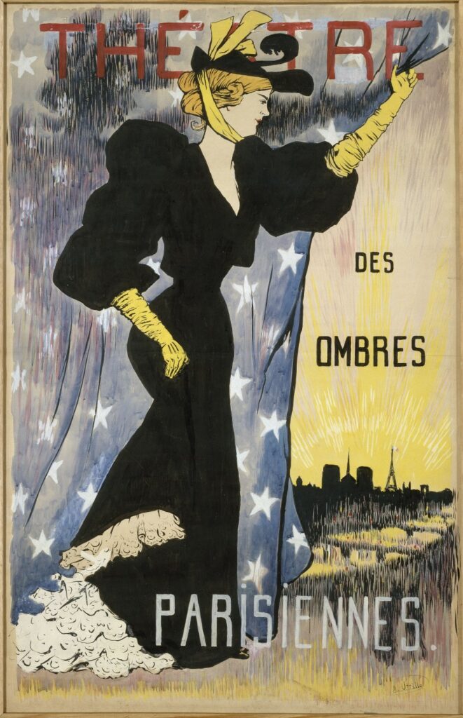 Miquel Utrillo. Théâtre des ombres Parisiennes, 1890. Centre Georges Pompidou, París