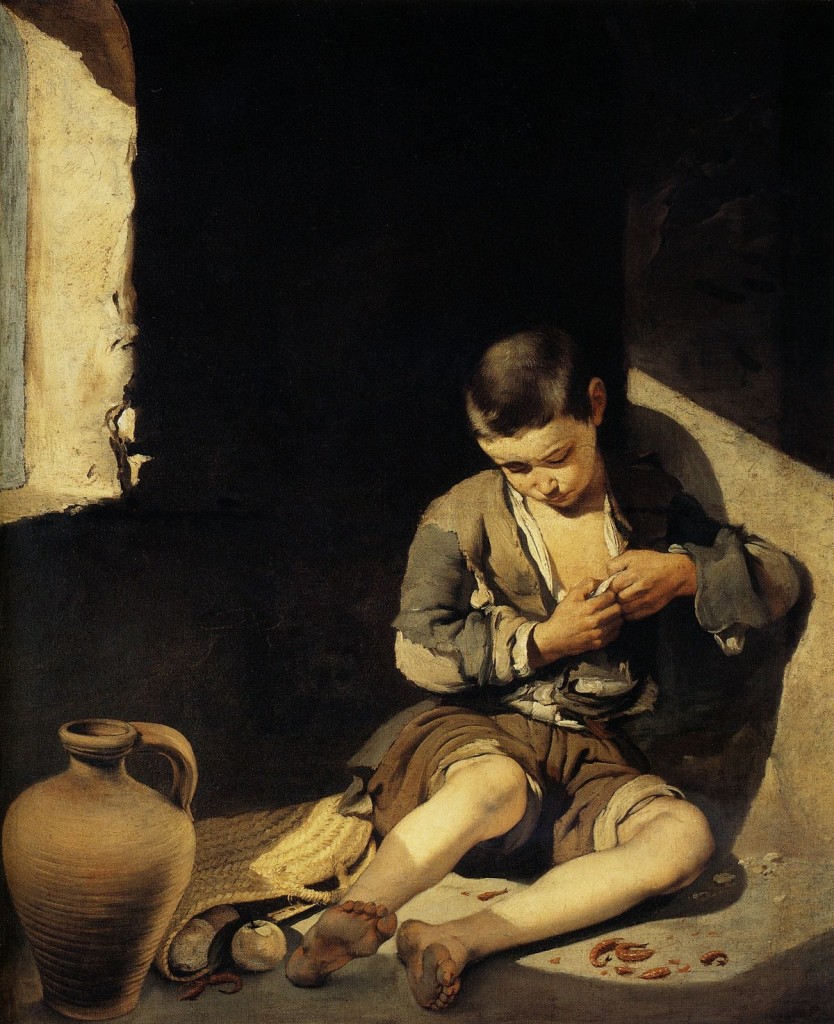 Murillo. Joven mendigo, hacia 1650. Museo del Louvre