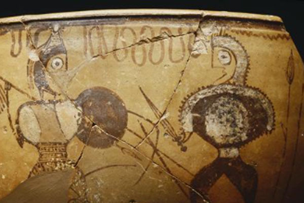 Vaso de los guerreros. Numancia, siglo I a. C.