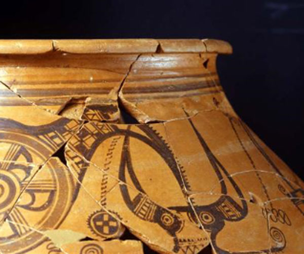 Vaso de los toros. Numancia, siglo I a. C.