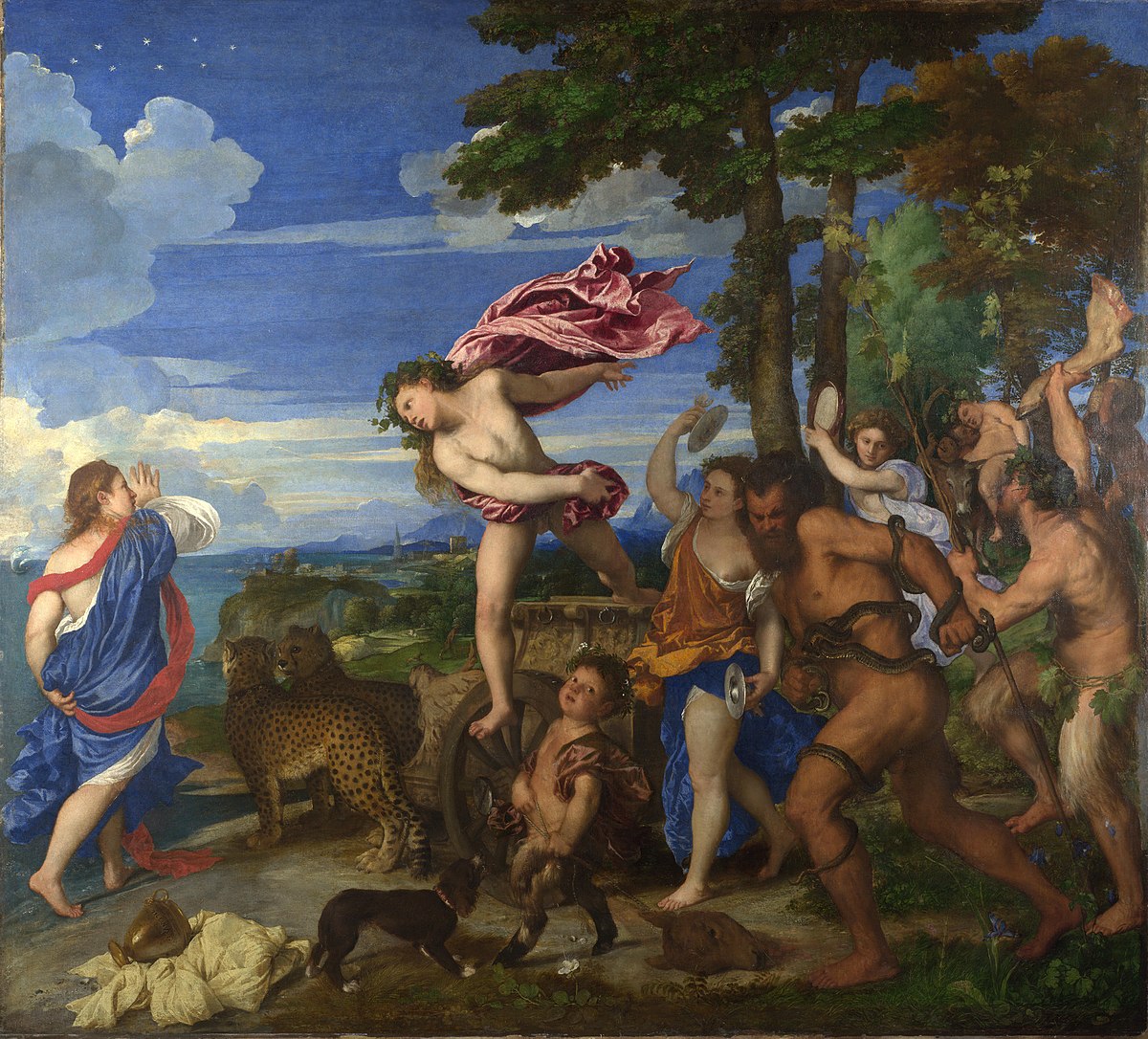 Tiziano. Baco y Ariadna, 1520-1523. National Gallery, Londres
